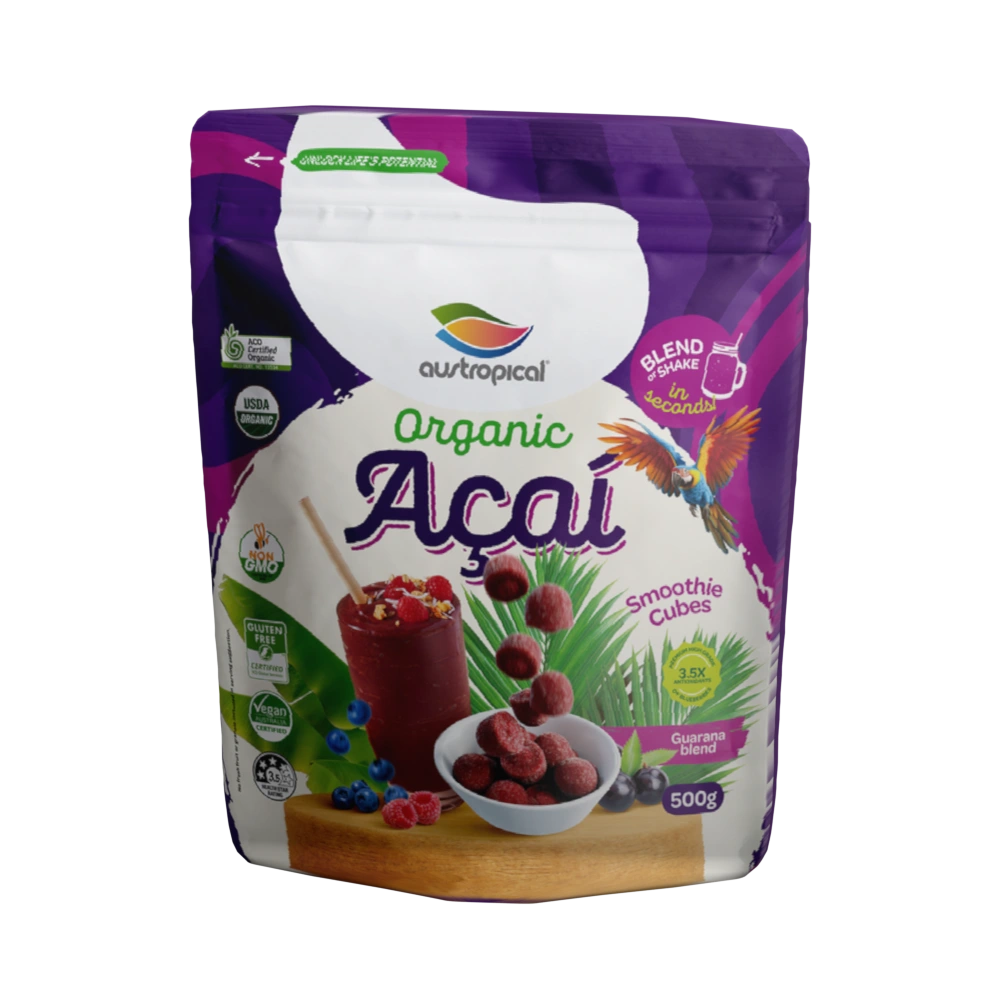 Açaí Guaraná smoothie cubes pouch